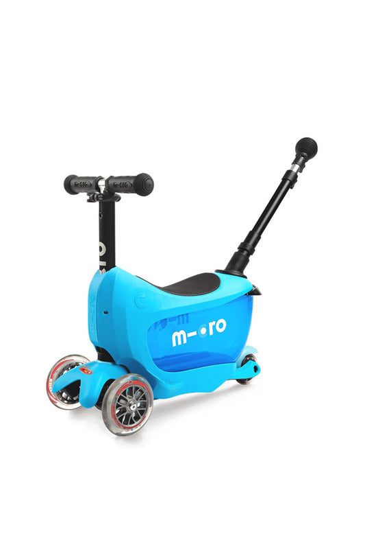 Micro Mini2go Deluxe Plus 3 Tekerlekli Scooter Blue