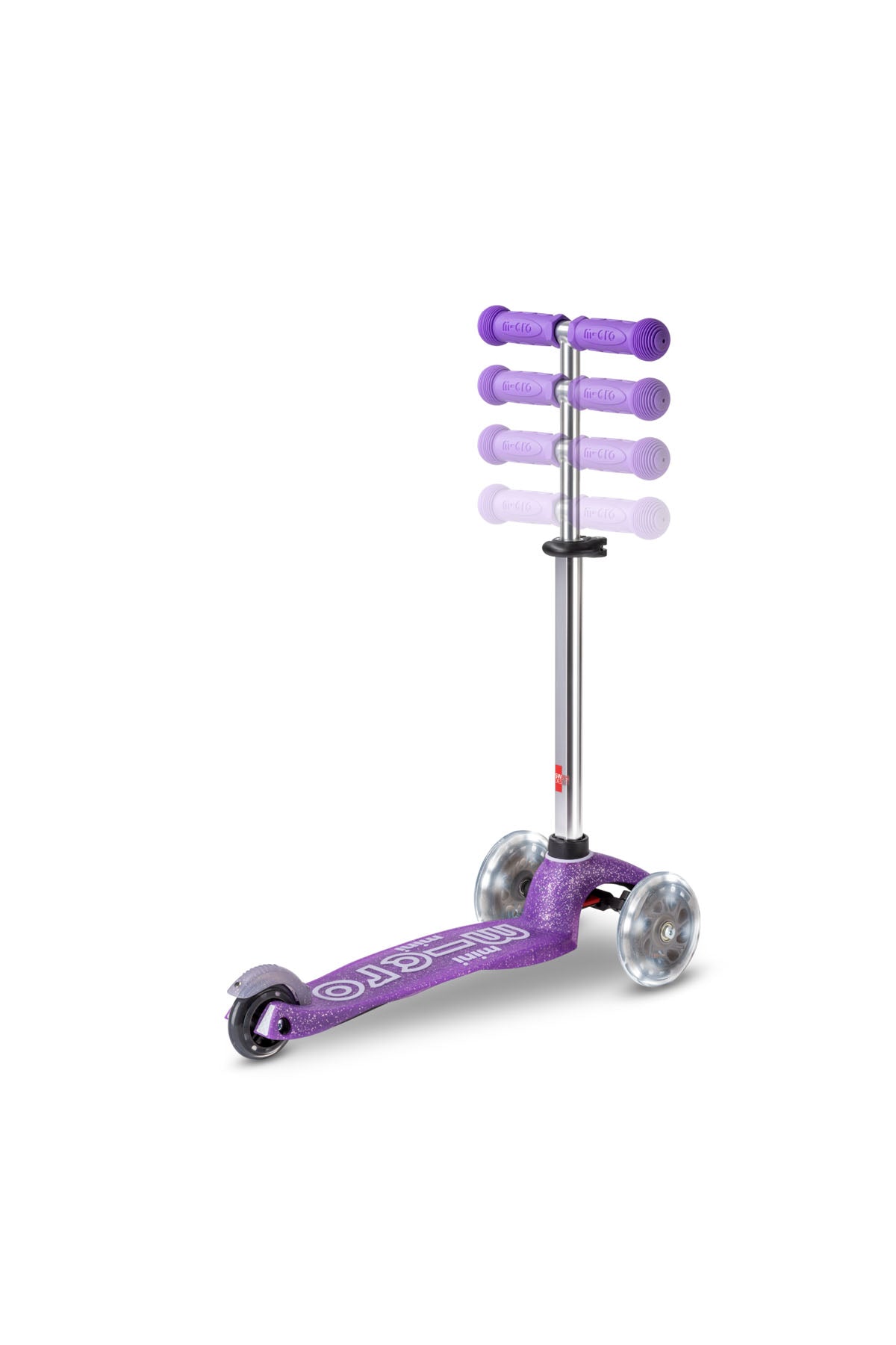 Micro Mini Deluxe 3 Tekerlekli Scooter Fairy Glitter Led Mor